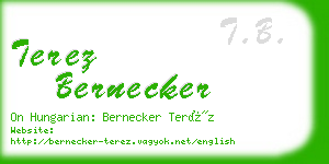 terez bernecker business card